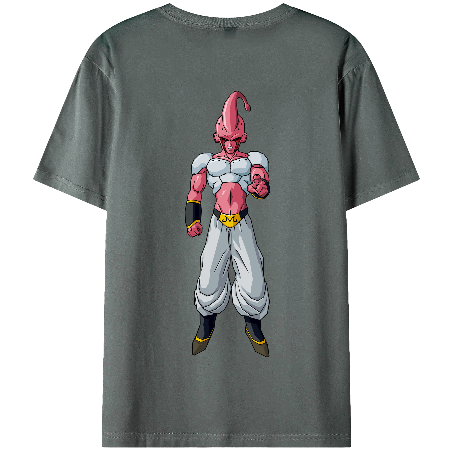 （画像用） ドラゴンボール 魔人ブウ DRAGON BALL Majin Buu 綿100％半袖Tシャツ（背面プリント）